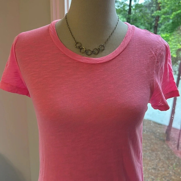 Bright Pink Vintage Cotton Tee, Size Small, EUC - Picture 2 of 6
